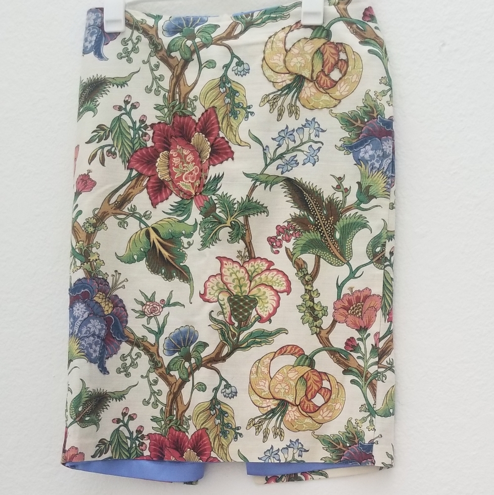 Chi Floral Print Skirt Size 10